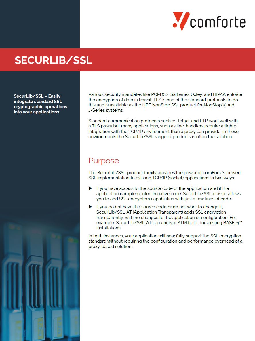 Fact sheet: SecurLib/SSL