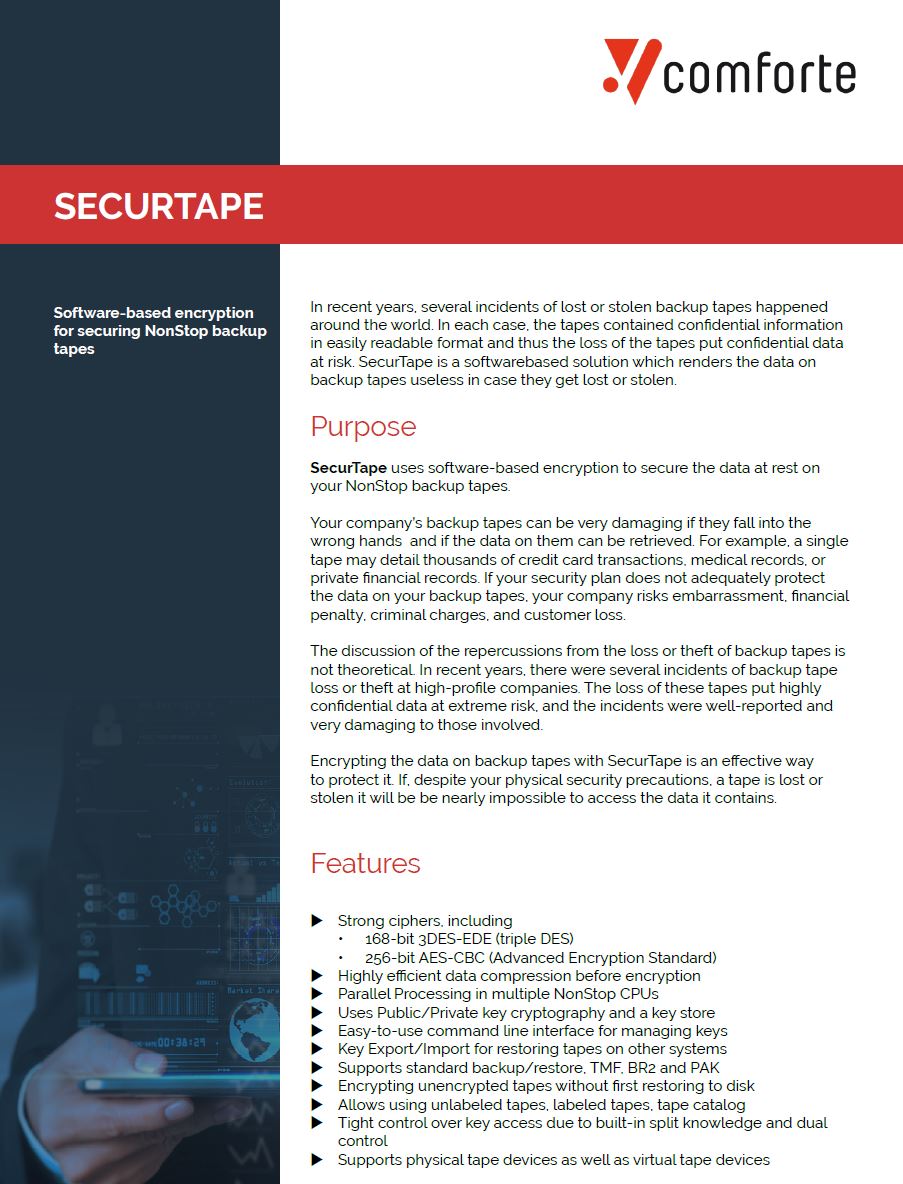 Fact sheet: SecurTape