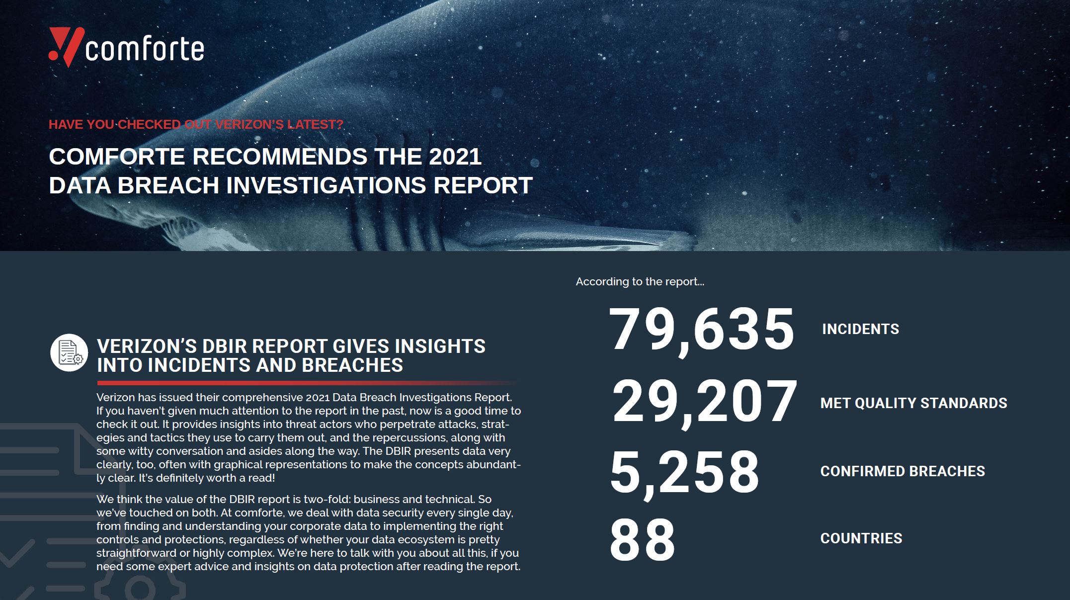 Verizon Data Breach Report comforte